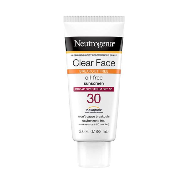 Neutrogena Clear Face Oil-Free Broad Spectrum SPF30 Sunscreen (88ml)