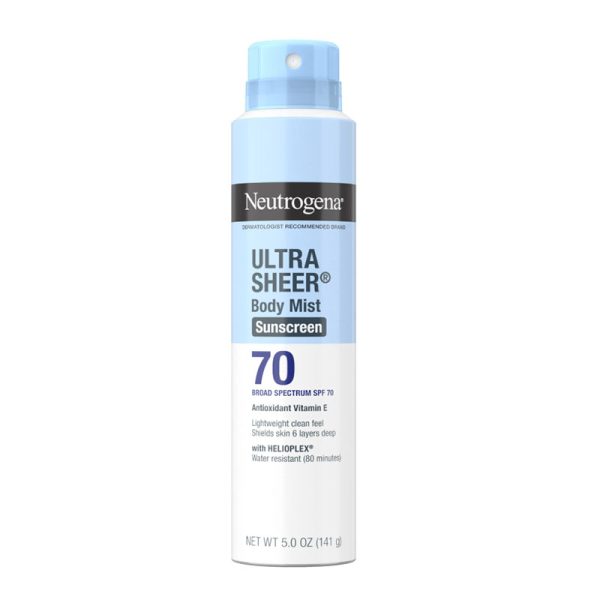 Neutrogena Ultra Sheer Lightweight Sunscreen Spray SPF 70 (141gm)