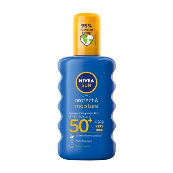 Nivea Sun Protect & Moisture Sun Spray Spf50 Plus - 200ml