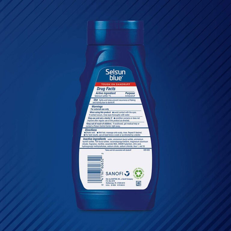 Selsun Blue Dandruff Shampoo Medicated with Menthol - 325ml