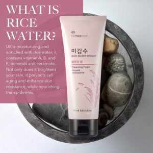 The Face Shop Rice Water Bright Facial Foaming Cleanser - 150ml