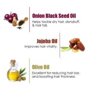 WOW Skin Science Onion Black Seed Hair Oil - 200ml