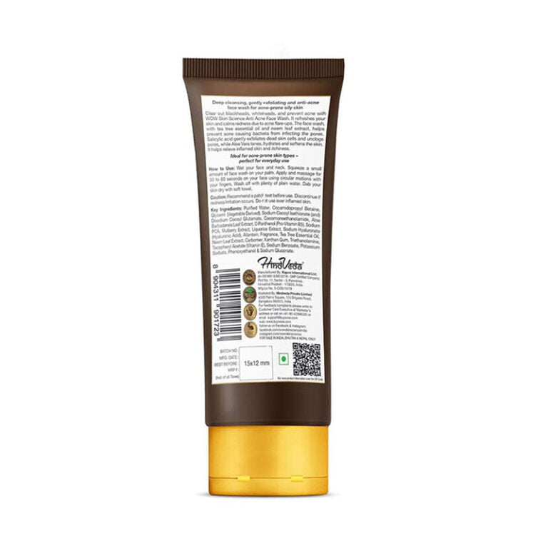 Wow Anti-Acne Face Wash - 100ml