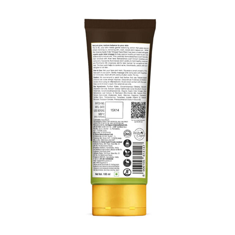 Wow Apple Cider Vinegar Face Wash - 100ml