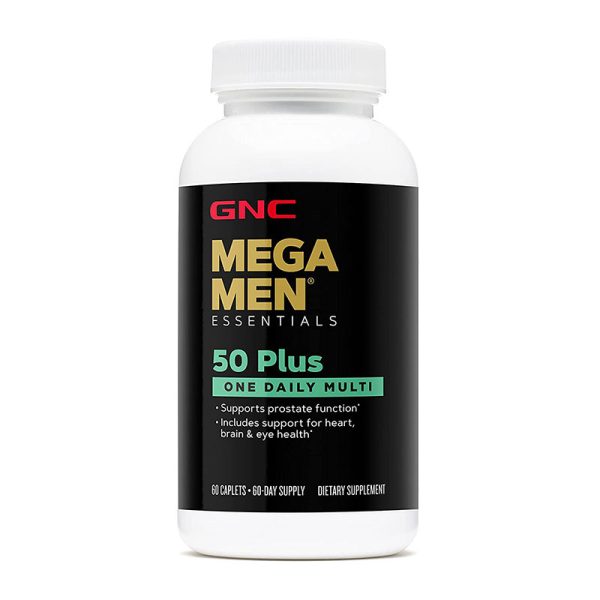GNC Mega Men 50 Plus One Daily Multi - 60 Caplets