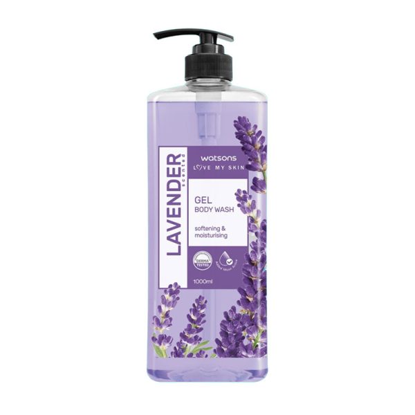 Watsons Lavender Softening & Moisturising Gel Body Wash - 1000ml