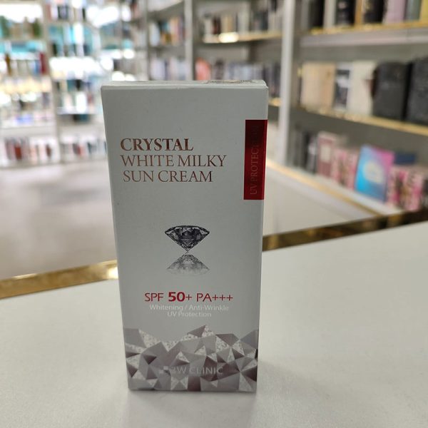 3W Clinic Crystal White Milky Sun Cream SPF 50+ PA+++ 50ml