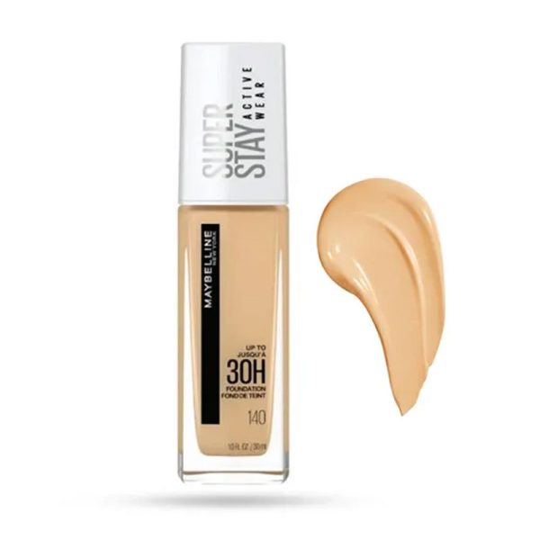 Maybelline SuperStay Long Lasting Full Coverage Foundation 140 Light Tan - 30ml