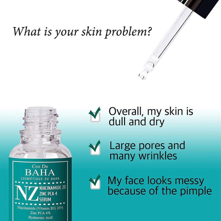 Cos De BAHA Niacinamide 20% + Zinc 4% Serum - 30ml
