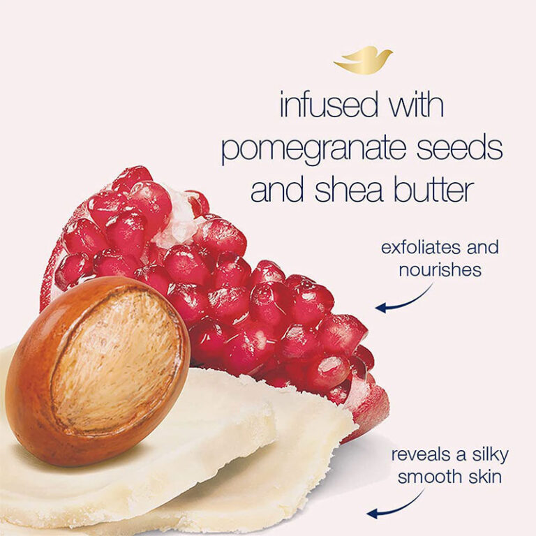 Dove Exfoliating Pomegranate Seeds & Shea Butter Scent Body Scrub - 225ml