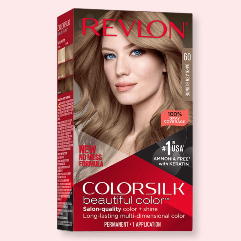 Revlon Color Silk beautiful hair Color 60 Dark Ash blonde - SKINCARE SHOP