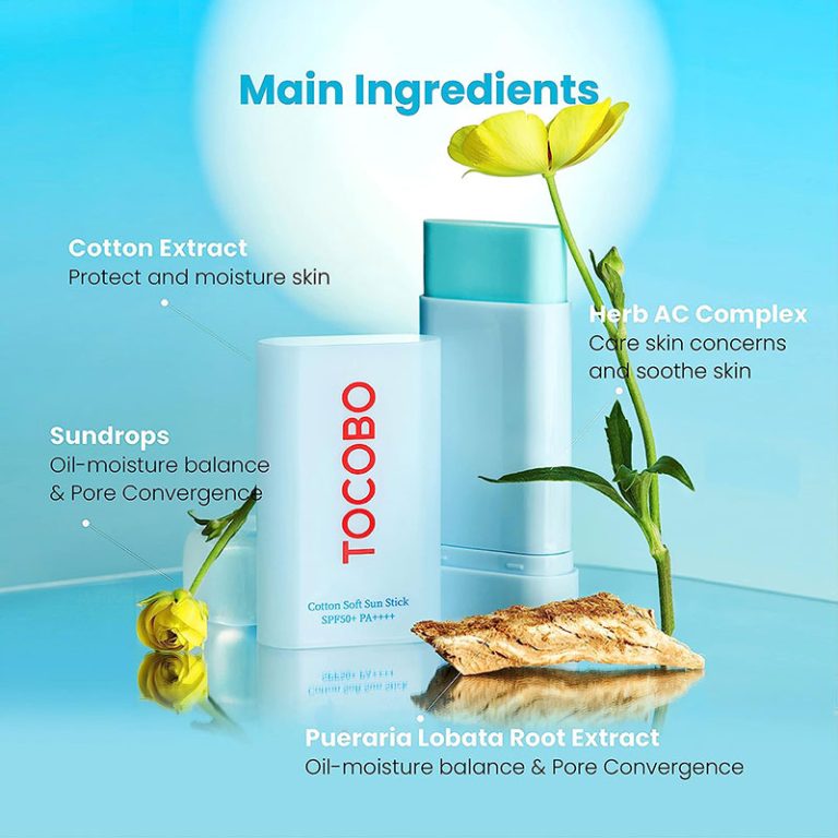 TOCOBO Cotton Soft Sun Stick SPF50+ PA++++ (19gm)