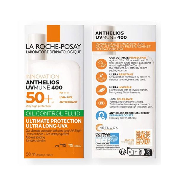 LA Roche-Posay ANTHELIOS UVMUNE 400 FLUID OIL CONTROL INVISIBLE - 50ml