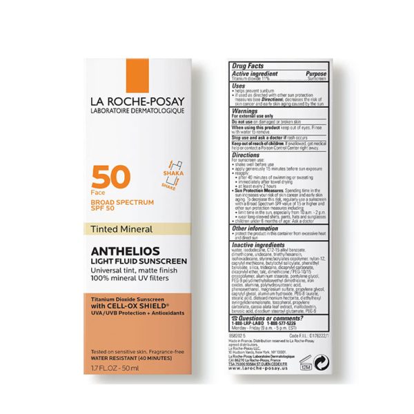 LA Roche-Posay Anthelios Mineral Tinted Sunscreen SPF50 (50ml)
