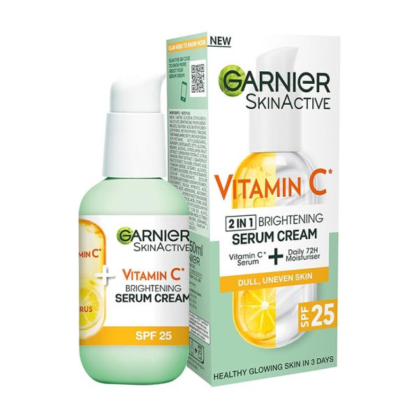 Garnier Vitamin C 2in1 Brightening Serum Cream - 50ml