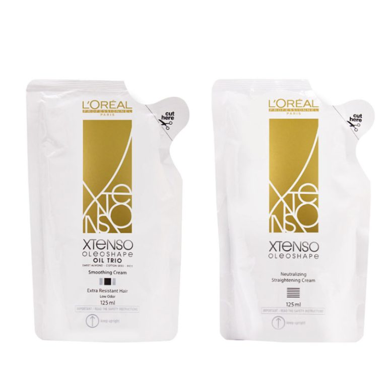 L'Oréal Paris Xtenso Oleoshape Oil Trio Smoothing Cream 125ml + Neutralizing Straightning Cream 125ml