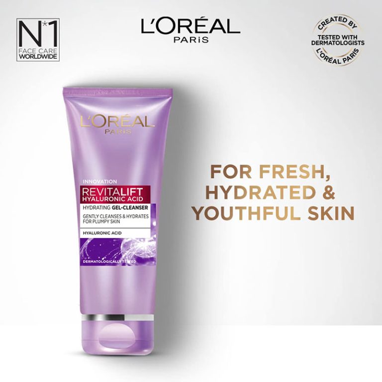 L’Oreal Revitalift Hyaluronic Acid Hydrating Gel Cleanser - 100ml