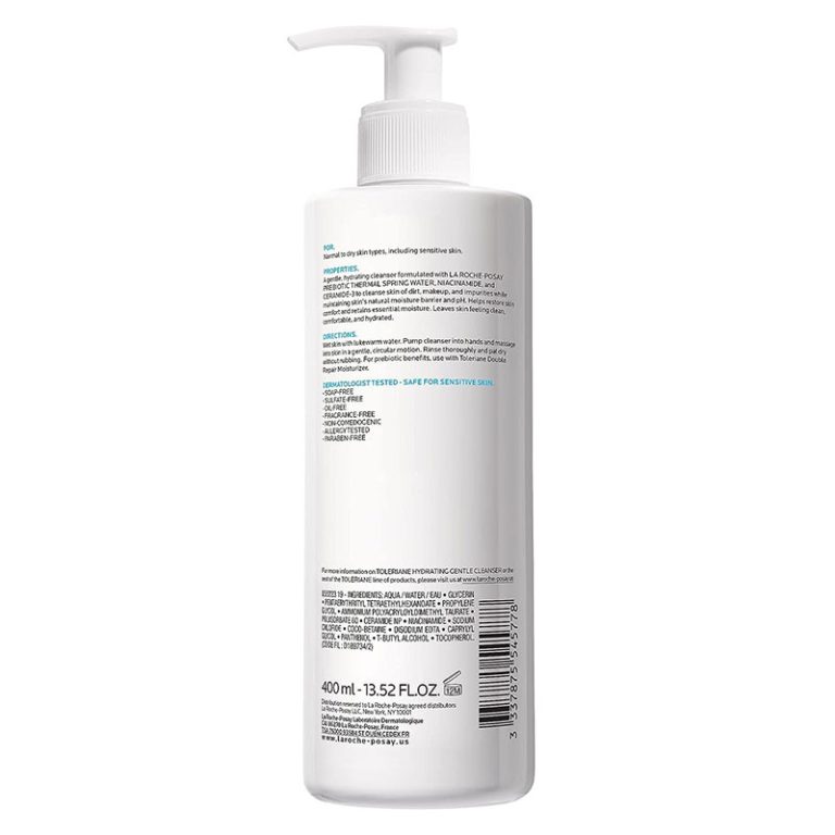 La Roche-Posay Toleriane Hydrating Gentle Cleanser For Sensitive Skin - 400ml
