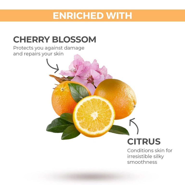 St. Ives Energizing Body Wash Cleanser Citrus & Cherry Blossom - 650ml