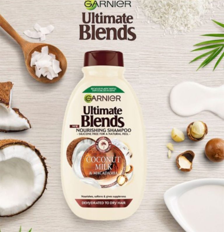 Garnier ULTIMATE BLENDS Coconut Milk Shampoo for Dry Hair - 400ml