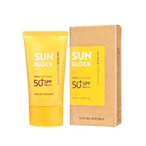 Nature Republic Daily Sun Block California Aloe 57ml - SPF50+ PA++++