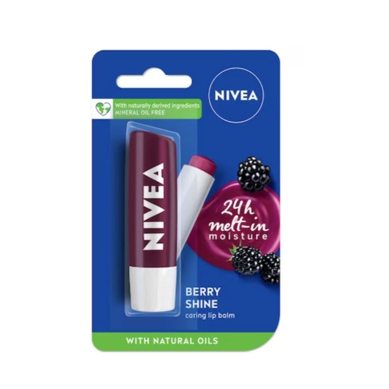 Nivea Berry Shine Lip Balm - 4.gm