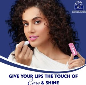 Nivea Caring Lip Balm Soft Rose - 4.8gm