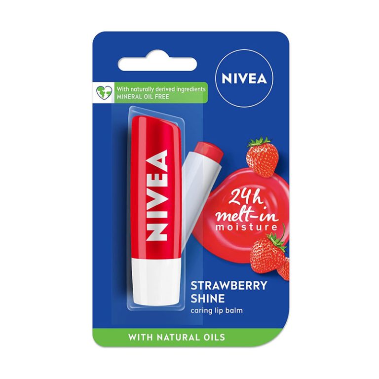 Nivea Lip Care Fruity Shine Strawberry - 4.8gm