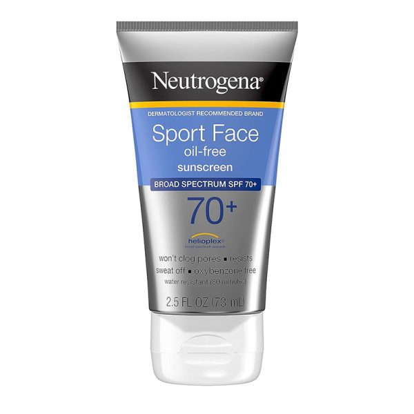Sport Face Oil-Free Lotion Sunscreen Broad Spectrum SPF 70+ (73ml)