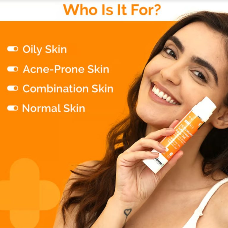 The Derma Co 1% Hyaluronic Sunscreen Aqua Gel - 50gm