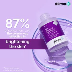 The Derma Co 10% Vitamin C Face Serum with 5% Niacinamide & Hyaluronic Acid - 30ml