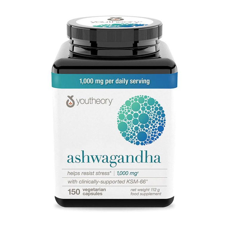 Youtheory Ashwagandha 1000 mg - 150 capsules