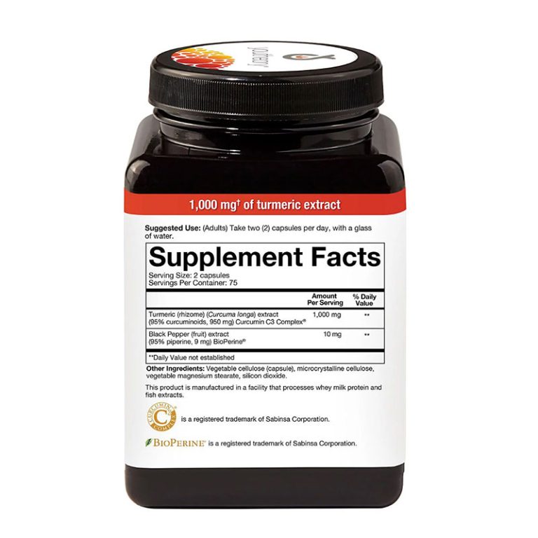Youtheory Turmeric 1000 mg - 180 Capsules