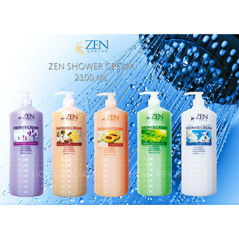 Zen Garden Whitening Shower Cream Goat’s Milk - 2100ml