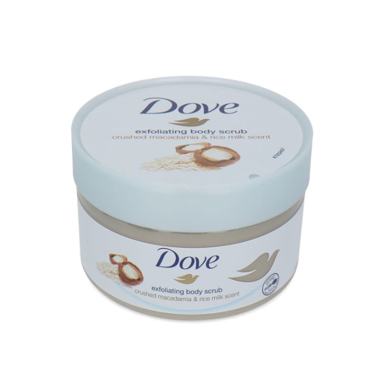 Dove Exfoliating Body Scrub Crushed Macadamia & Rice Milk Scent - 225ml