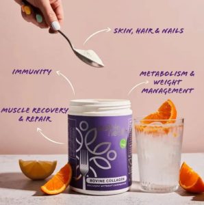 Edible Health Hydrolysed Bovine Collagen Powder - 400gm