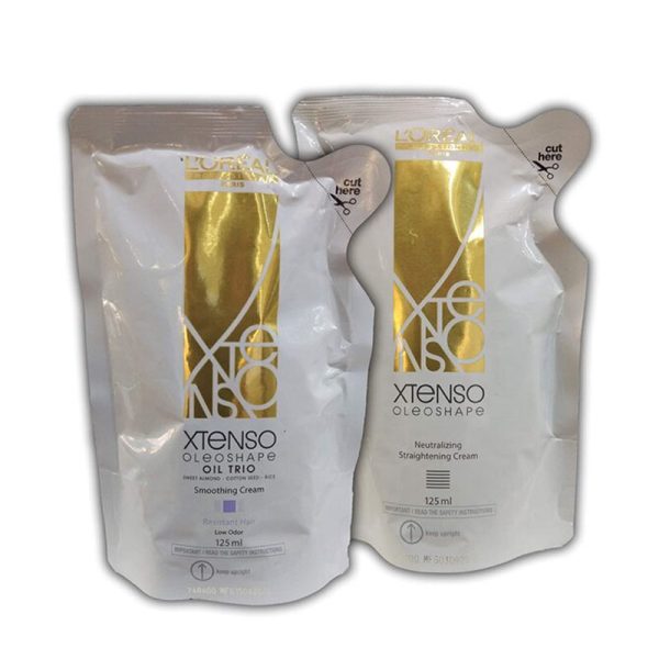 L’Oréal Paris Professional Xtenso Oil Trio Extra Resistant Hair Straightening Cream 125ml + Neutralizing Straightning Cream 125ml
