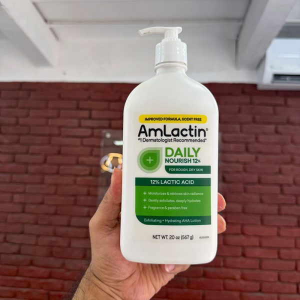 AmLactin Daily 12% Lactic Acid Moisturizing Lotion for Rough and Dry Skin - 567gm