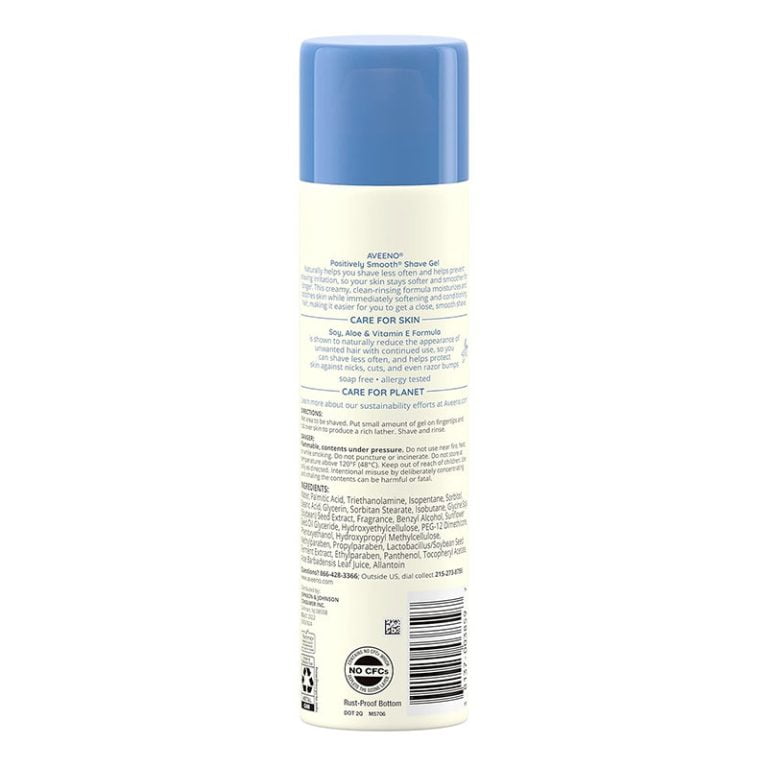 Aveeno Positively Smooth Shave Gel - 198gm