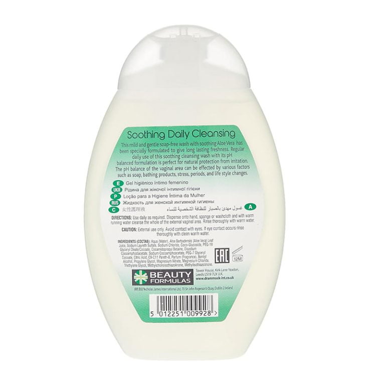 Beauty Formulas Aloe Vera Soothing Intimate Cleansing Wash - 250ml