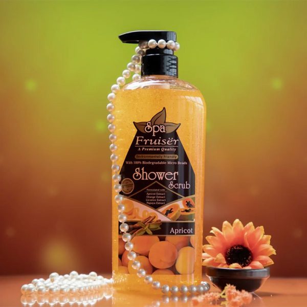 Fruiser Apricot Spa Shower Scrub - 730ml