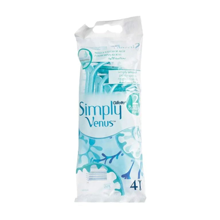 Gillette Simply Venus 2 Disposable 4 Razor For Women
