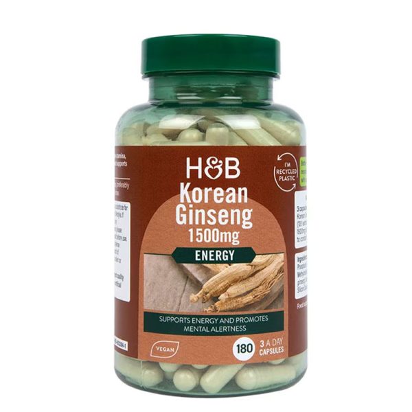 Holland & Barrett Korean Ginseng 1500 mg - 180 capsules