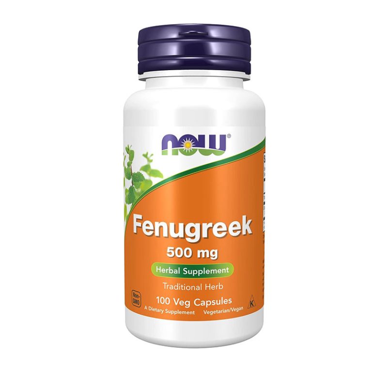 Now Fenugreek 500 mg -100 veg capsules