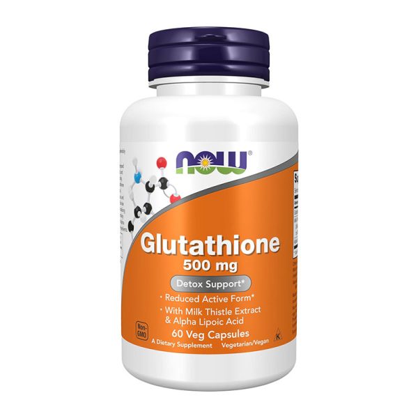 Now Glutathione 500 mg - 60 veg capsules