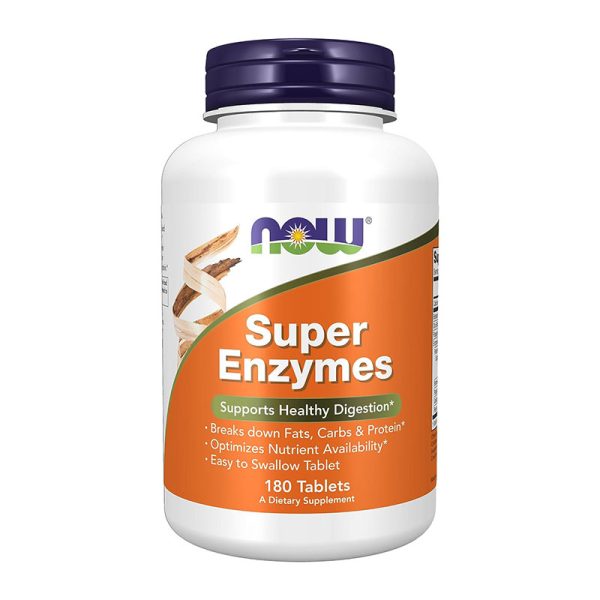 Now Super Enzymes - 180 Tablets