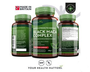 Nutravita Super Strength Black Maca Complex 5000mg - 180 capsules