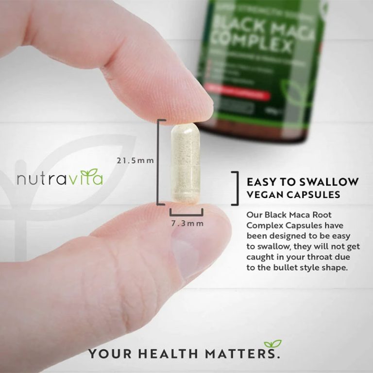 Nutravita Super Strength Black Maca Complex 5000mg - 180 capsules