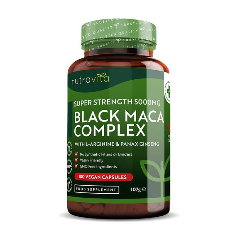 Nutravita Super Strength Black Maca Complex 5000mg - 180 capsules