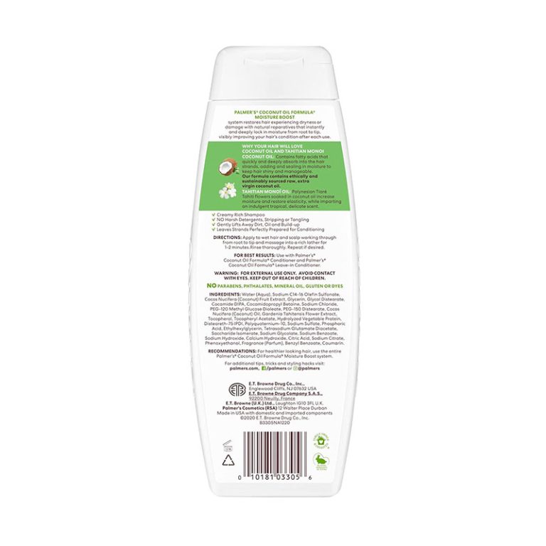 Palmer's Coconut Oil Moisture Boost Shampoo - 400ml